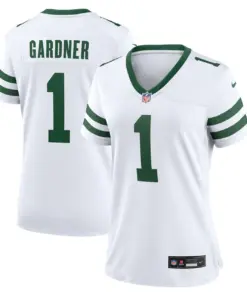 Ahmad Sauce Gardner New York Jets Nike Women's Game Jersey - Kelly Green - Image 12