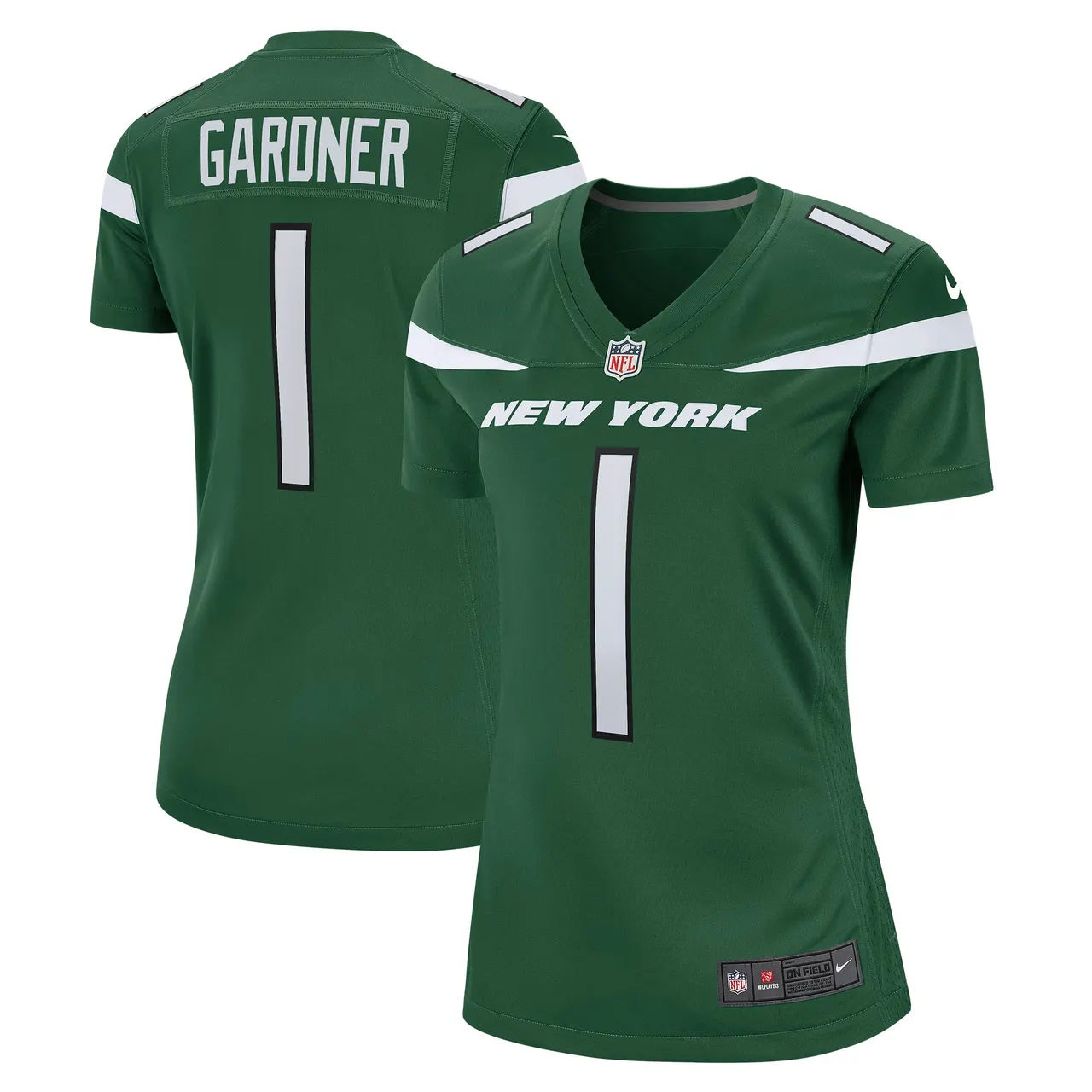 Ahmad Sauce Gardner New York Jets Nike Women's Game Jersey - White - Image 8