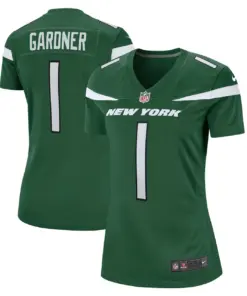 Ahmad Sauce Gardner New York Jets Nike Women's Legacy Player Game Jersey - White - Image 5