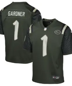 Ahmad Sauce Gardner New York Jets Nike Youth 2025 Rivalries Collection Game Jersey - Gotham Green