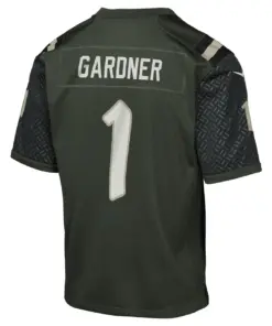 Ahmad Sauce Gardner New York Jets Nike Youth 2025 Rivalries Collection Game Jersey - Gotham Green - Image 3