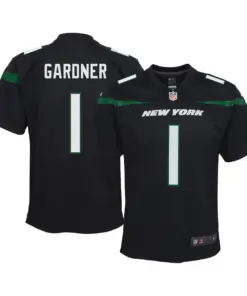 Ahmad Sauce Gardner New York Jets Nike Youth Legacy Player Game Jersey - White - Image 5