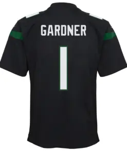 Ahmad Sauce Gardner New York Jets Nike Youth Legacy Player Game Jersey - White - Image 7