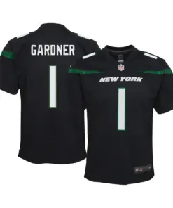 Ahmad Sauce Gardner New York Jets Nike Youth Legacy Player Game Jersey - White - Image 13