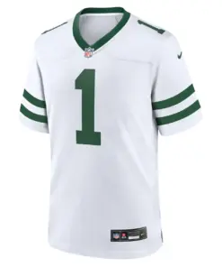Ahmad Sauce Gardner New York Jets Nike Youth Legacy Player Game Jersey - White - Image 3