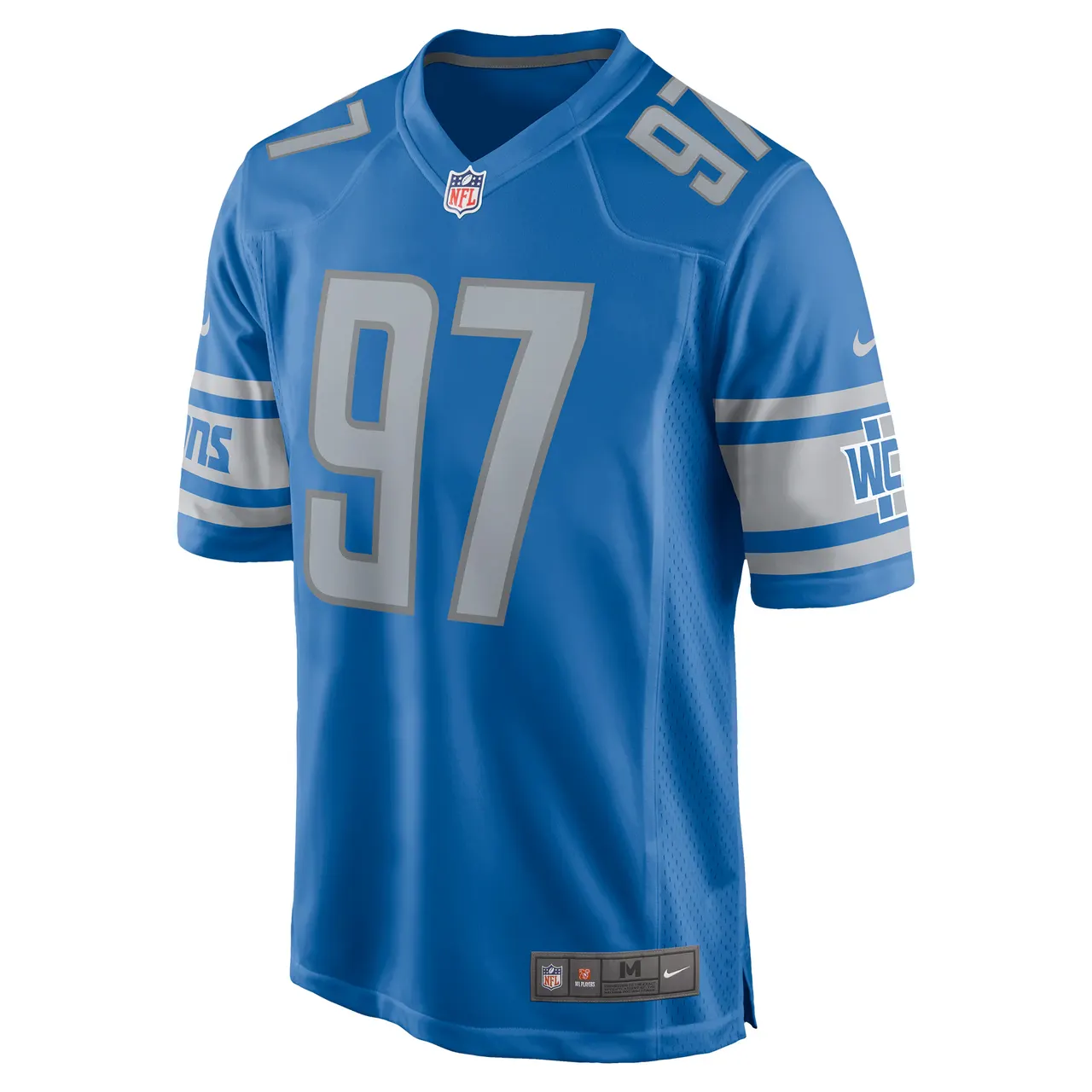 Aidan Hutchinson Detroit Lions Nike Player Game Jersey - Royal Blue - Image 3
