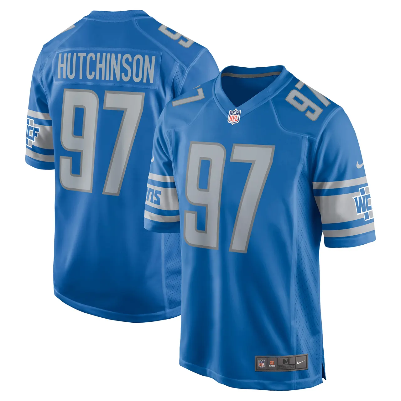 Aidan Hutchinson Detroit Lions Nike Player Game Jersey - Royal Blue