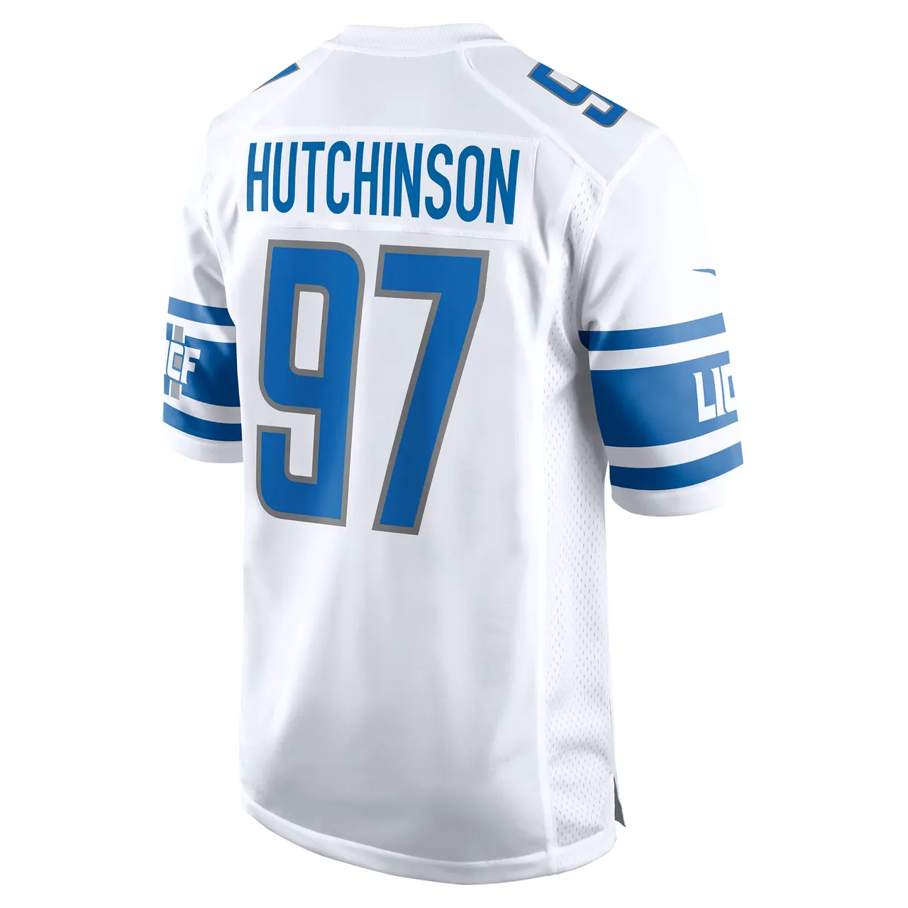 Aidan Hutchinson Detroit Lions Nike Player Game Jersey - Royal Blue - Image 7