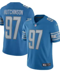 Aidan Hutchinson Detroit Lions Nike Team Vapor Limited Jersey - Powder Blue