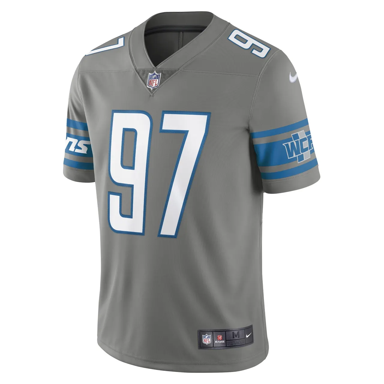 Aidan Hutchinson Detroit Lions Nike Team Vapor Limited Jersey - Powder Blue - Image 6
