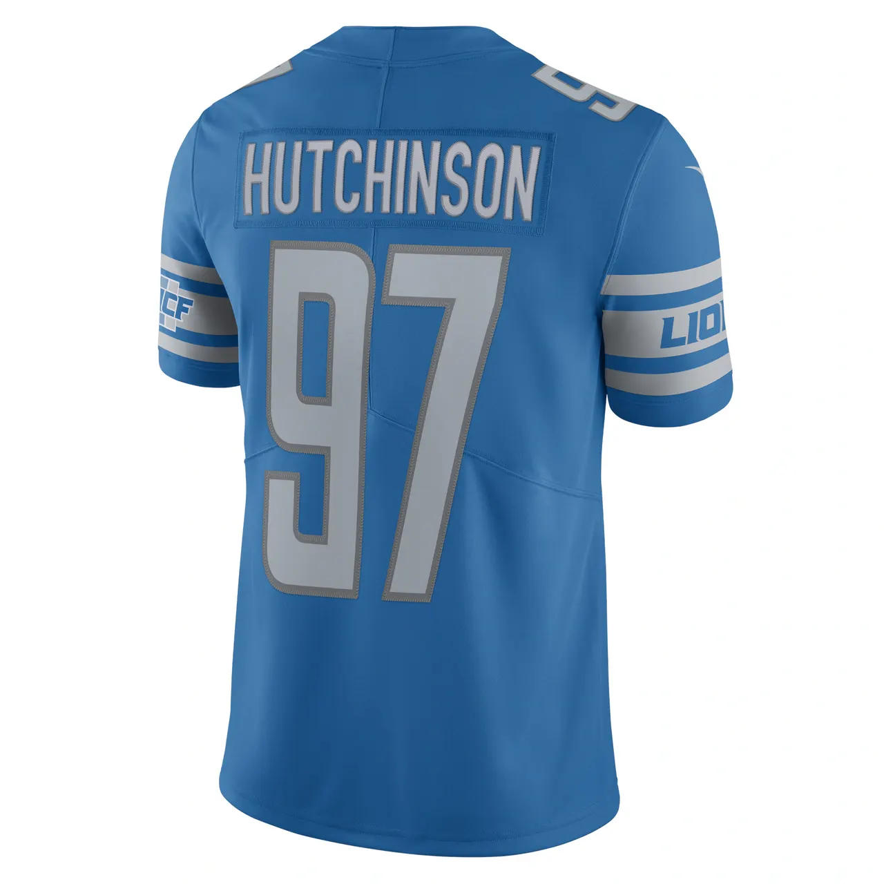 Aidan Hutchinson Detroit Lions Nike Team Vapor Limited Jersey - Powder Blue - Image 4