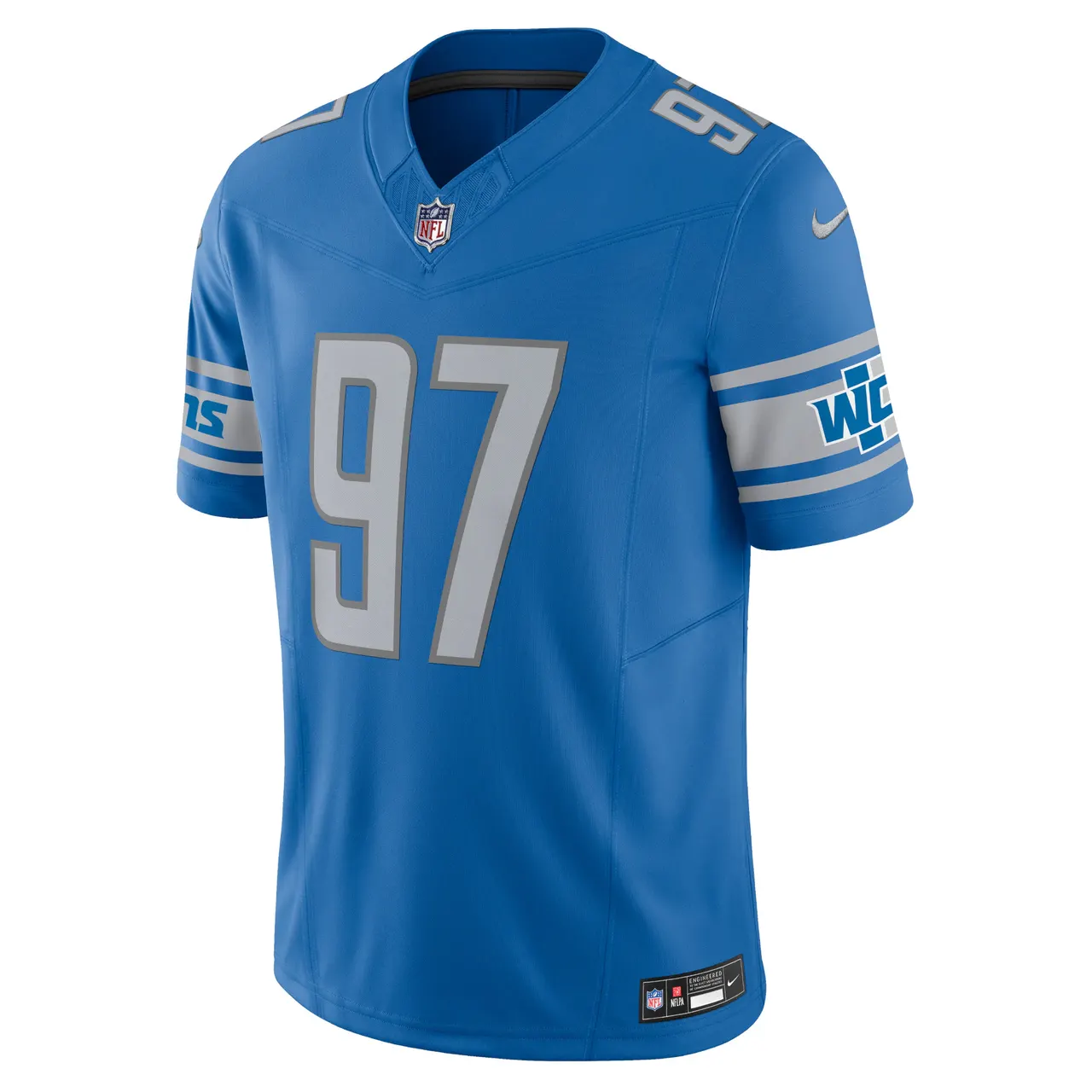 Aidan Hutchinson Detroit Lions Nike Vapor F.U.S.E. Limited Jersey - White - Image 6
