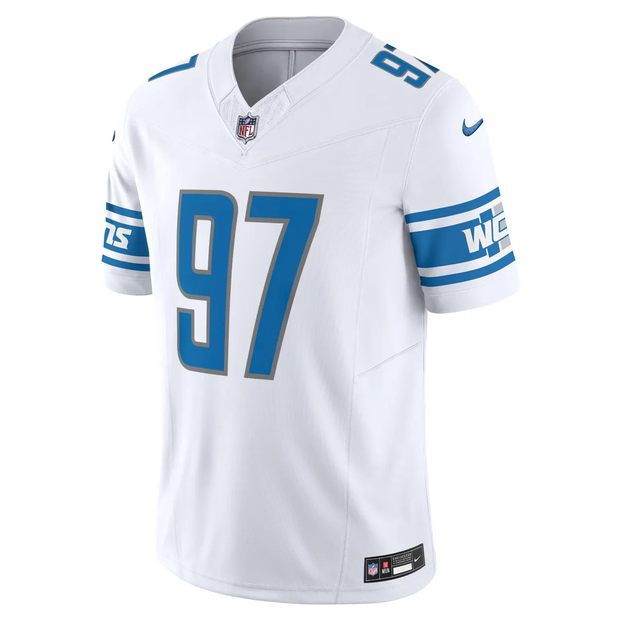 Aidan Hutchinson Detroit Lions Nike Vapor F.U.S.E. Limited Jersey - White - Image 3
