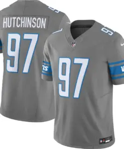 Aidan Hutchinson Detroit Lions Nike Vapor F.U.S.E. Limited Jersey - White - Image 18