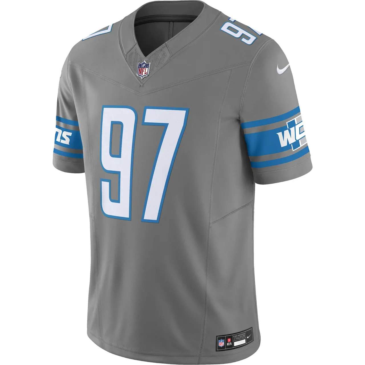 Aidan Hutchinson Detroit Lions Nike Vapor F.U.S.E. Limited Jersey - White - Image 9