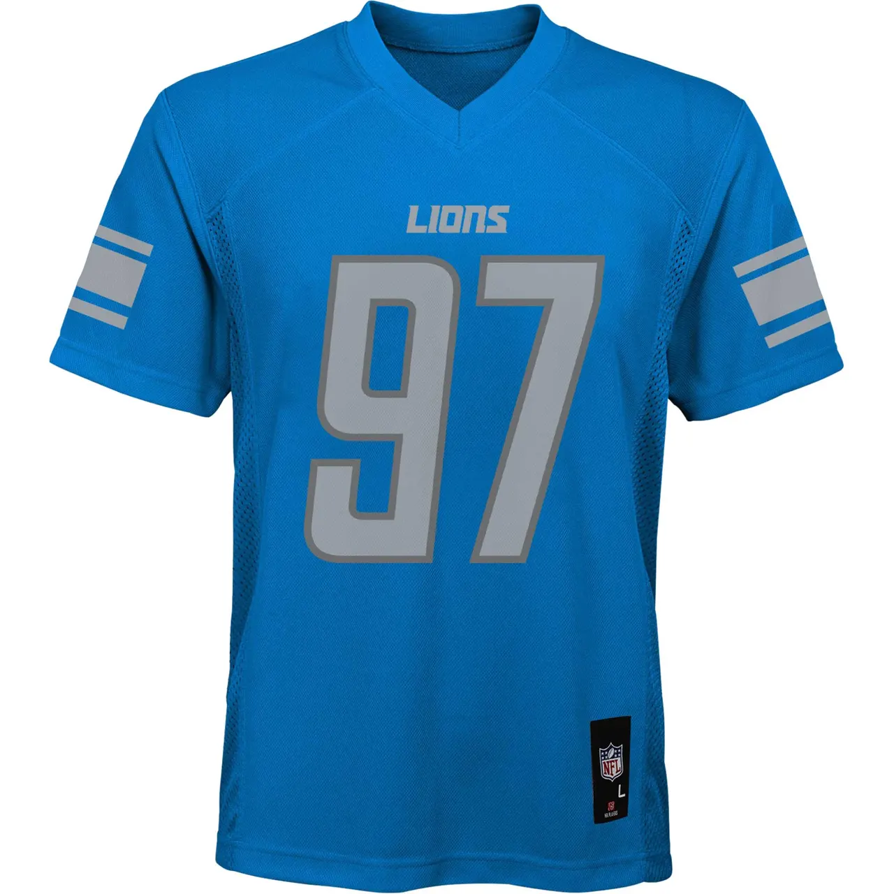 Aidan Hutchinson Detroit Lions Nike Youth Replica Player Jersey - Royal Blue - Image 3