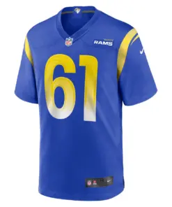 AJ Arcuri Los Angeles Rams Nike Game Player Jersey - Royal Blue - Image 3