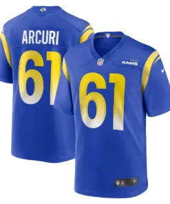 AJ Arcuri Los Angeles Rams Nike Game Player Jersey - Royal Blue