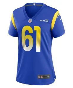 AJ Arcuri Los Angeles Rams Nike Women's Game Player Jersey - Royal Blue - Image 3