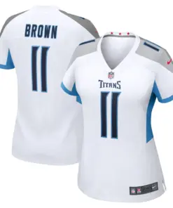 AJ Brown Tennessee Titans Nike Women's Game Jersey - White