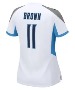 AJ Brown Tennessee Titans Nike Women's Game Jersey - White - Image 4