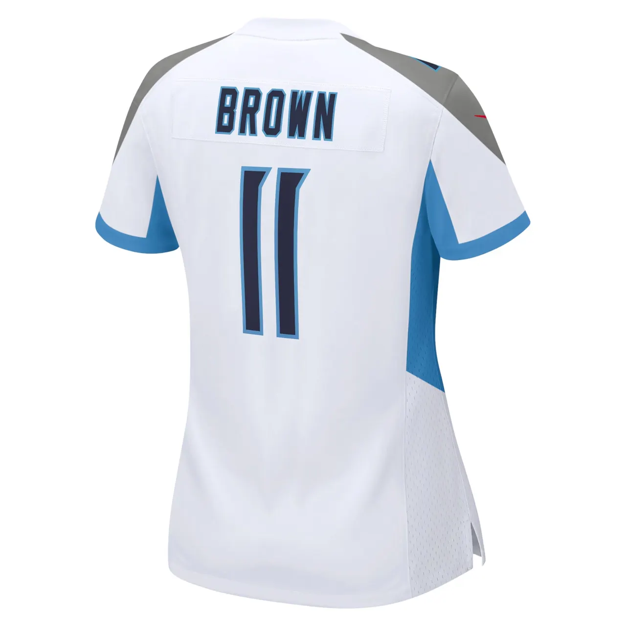 AJ Brown Tennessee Titans Nike Women's Game Jersey - White - Image 4