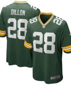 AJ Dillon Green Bay Packers Nike Game Player Jersey - White - Image 19