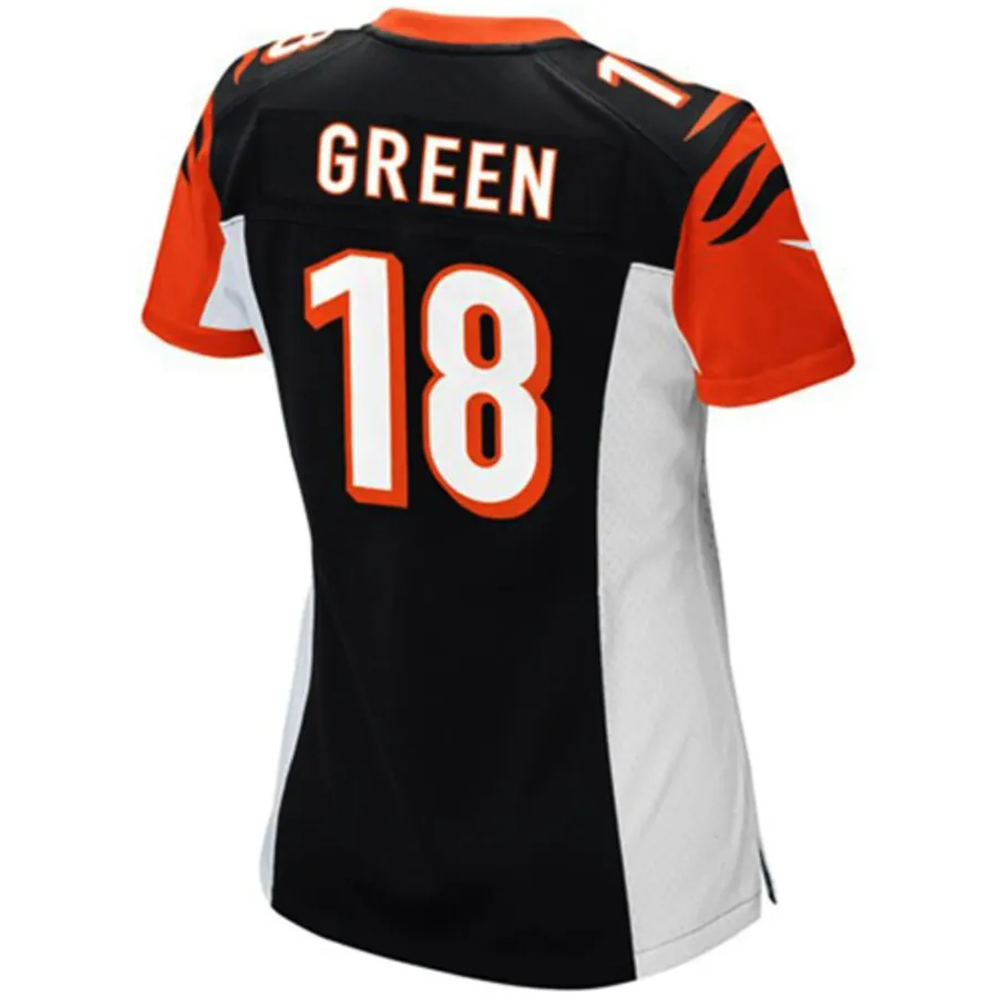 AJ Green Cincinnati Bengals Nike Girls Youth Game Jersey - Black - Image 3