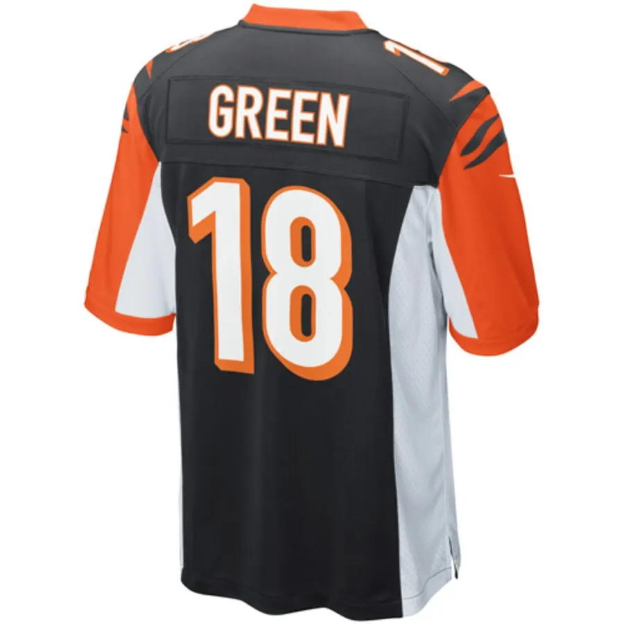 AJ Green Cincinnati Bengals Nike Youth Team Color Game Jersey - Black - Image 3