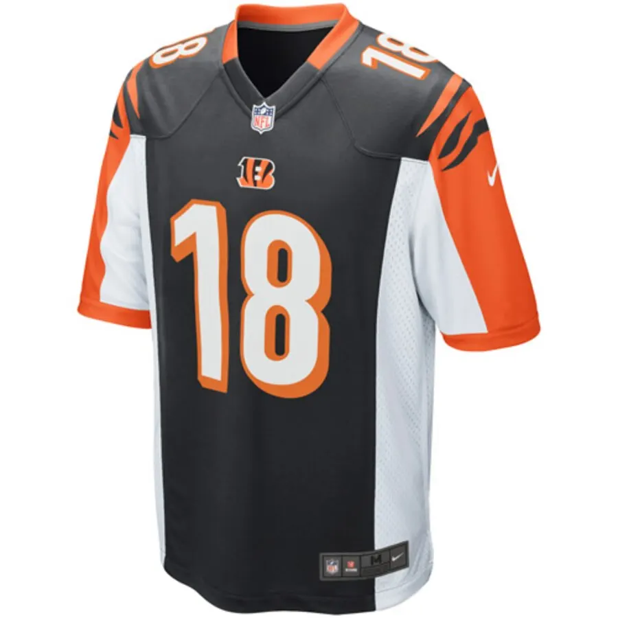 AJ Green Cincinnati Bengals Nike Youth Team Color Game Jersey - Black - Image 2