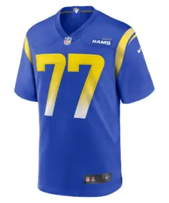 AJ Jackson Los Angeles Rams Nike Game Player Jersey - Royal Blue - Image 3