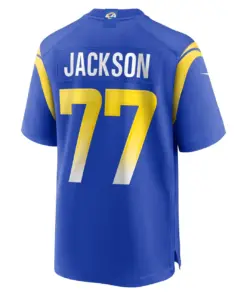 AJ Jackson Los Angeles Rams Nike Game Player Jersey - Royal Blue - Image 4
