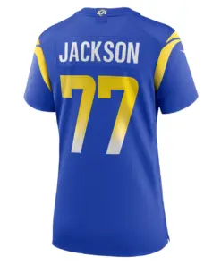 AJ Jackson Los Angeles Rams Nike Women's Game Player Jersey - Royal Blue - Image 4