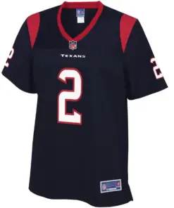 Alternative view of AJ McCarron Houston Texans NFL Pro Line Women's Primary Player Jersey - Navy