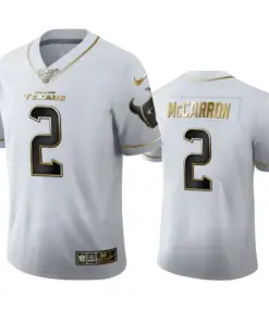 AJ McCarron Houston Texans Nike 100th Season Golden Edition Jersey - White