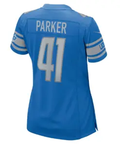 AJ Parker Detroit Lions Nike Women's Game Jersey - Royal Blue - Image 4