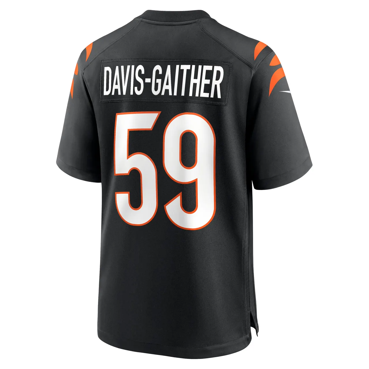 Akeem Davis-Gaither Cincinnati Bengals Nike Game Player Jersey - Black - Image 4