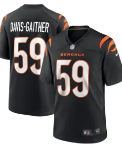 Alternative view of Akeem Davis-Gaither Cincinnati Bengals Nike Game Player Jersey - Black