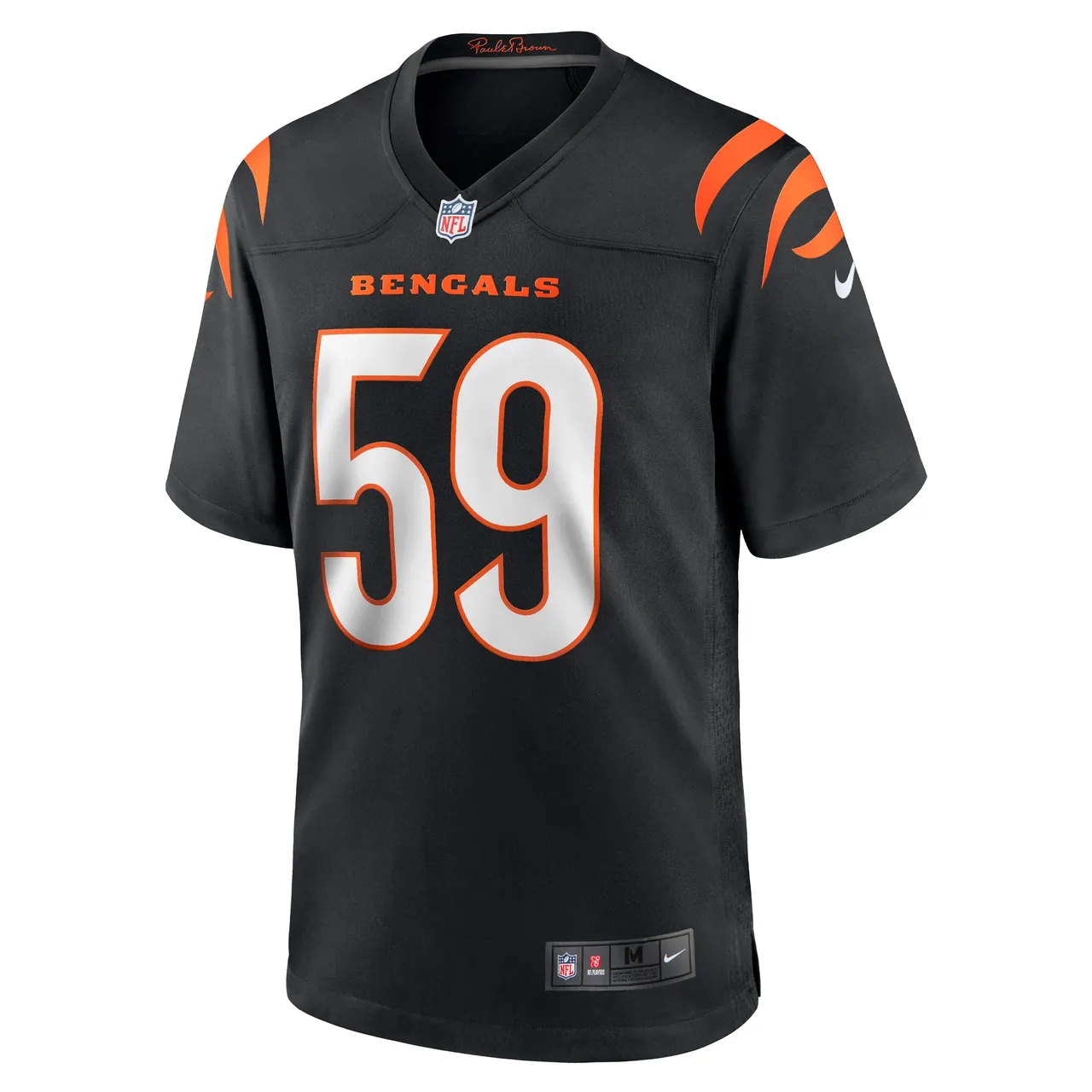 Akeem Davis-Gaither Cincinnati Bengals Nike Game Player Jersey - Black - Image 3