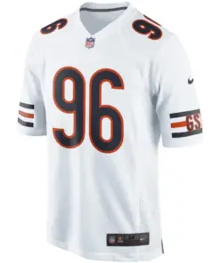 Alternative view of Akiem Hicks Chicago Bears Nike Event Game Jersey - White