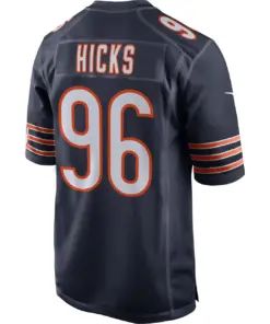 Akiem Hicks Chicago Bears Nike Player Game Jersey - Navy - Image 4