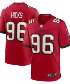 Akiem Hicks Tampa Bay Buccaneers Nike Game Player Jersey - Red
