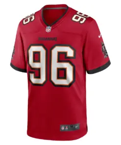 Akiem Hicks Tampa Bay Buccaneers Nike Game Player Jersey - Red - Image 3