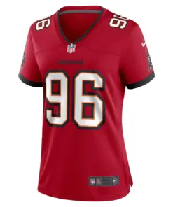 Akiem Hicks Tampa Bay Buccaneers Nike Women's Player Game Jersey - Red - Image 3