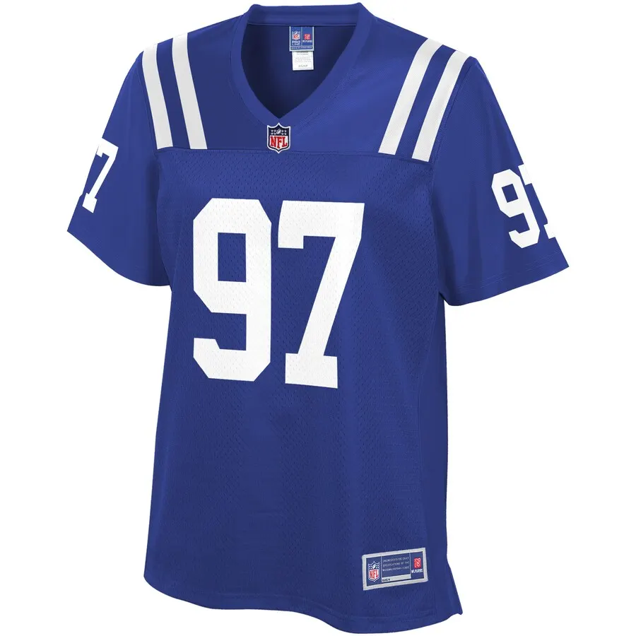 Al Quadin Muhammad Indianapolis Colts NFL Pro Line Women's Team Player Jersey - Royal Blue - Image 2