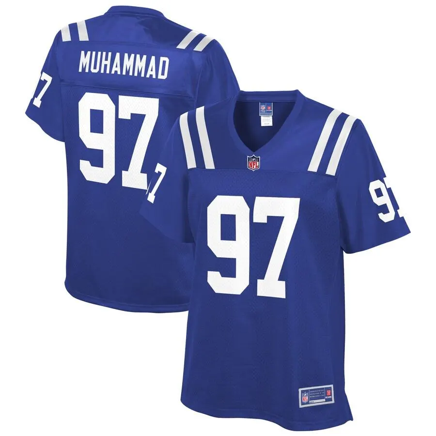 Al Quadin Muhammad Indianapolis Colts NFL Pro Line Women's Team Player Jersey - Royal Blue