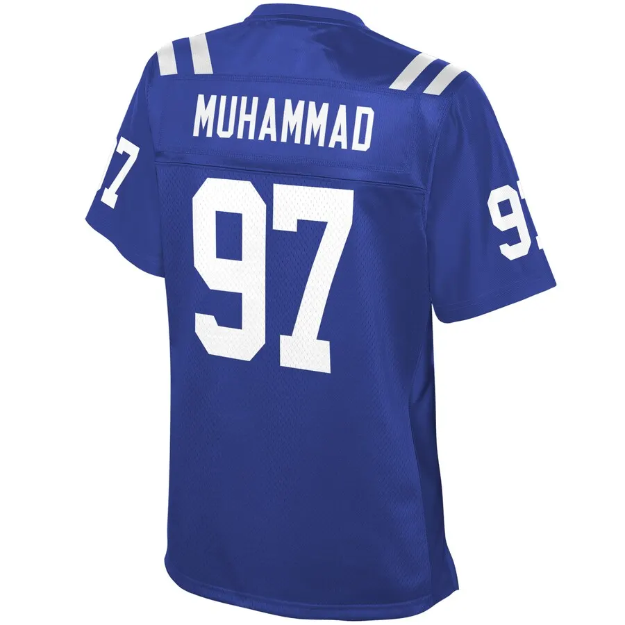 Al Quadin Muhammad Indianapolis Colts NFL Pro Line Women's Team Player Jersey - Royal Blue - Image 3