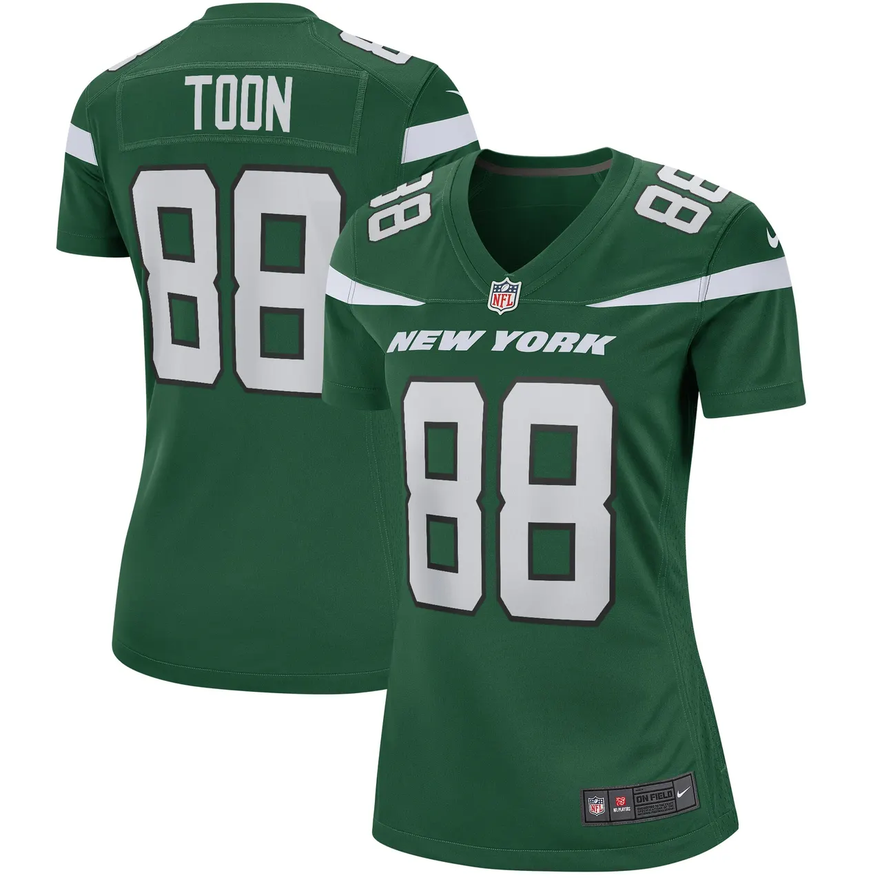 Al Toon New York Jets Nike Women's Game Retired Player Jersey - Gotham Green - Image 2
