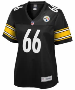 Alternative view of Alan Faneca Pittsburgh Steelers NFL Pro Line Women's Retired Player Jersey - Black