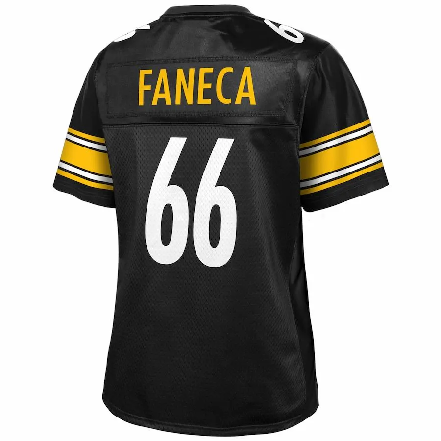 Alan Faneca Pittsburgh Steelers NFL Pro Line Women's Retired Player Jersey - Black - Image 3